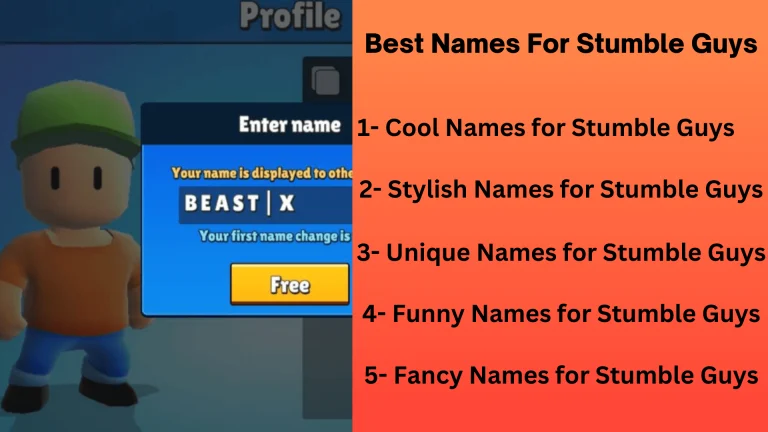 100+ Best Names For Stumble Guys – (Cool, Funny, Nicknames)
