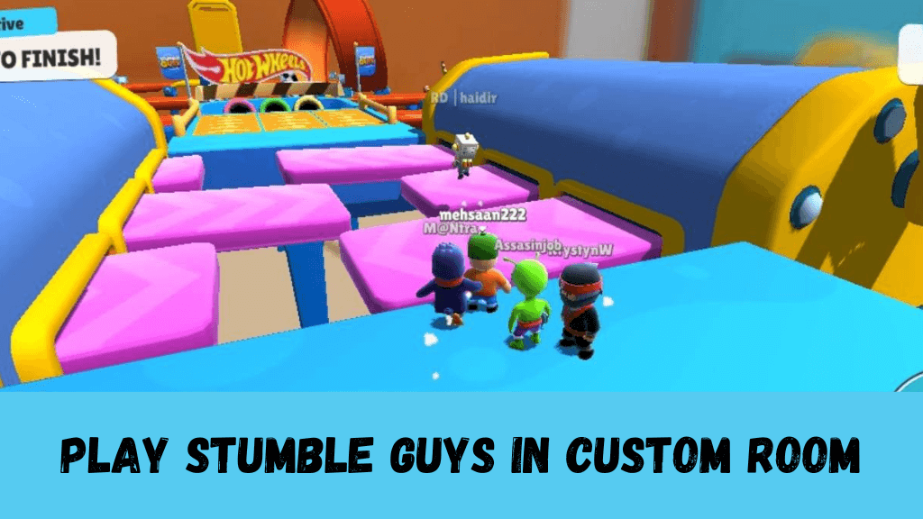 Play Stumble guys with friends in custom room